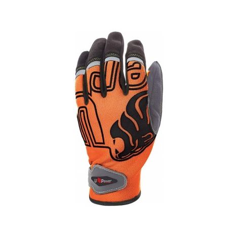 GUANTE TECNICO NIKO ORANGE FLUO T-L - UPOWER