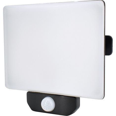 Proyector LED LFX 50W - Natural White 4000K - 4500 Lumens - IP65 - PIR Detector - Negro (1/4)