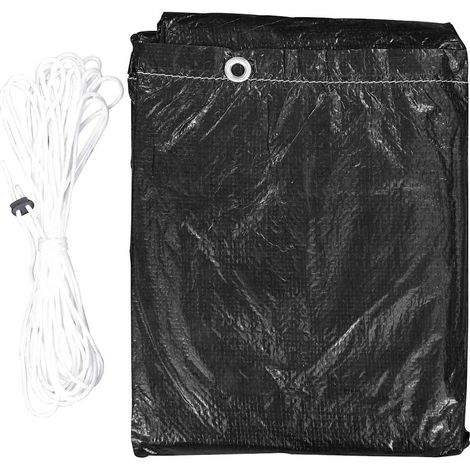 vidaXL Funda para muebles de jardín 10 ojales 325x90 cm (1/2)
