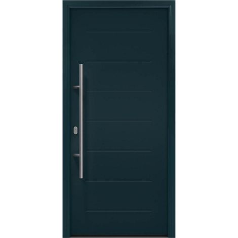 Hörmann Ecostar Haustür "ISOPRO IP 015", anthrazitgrau (RAL 7016), 110 x 210 cm (B x H), DIN Links