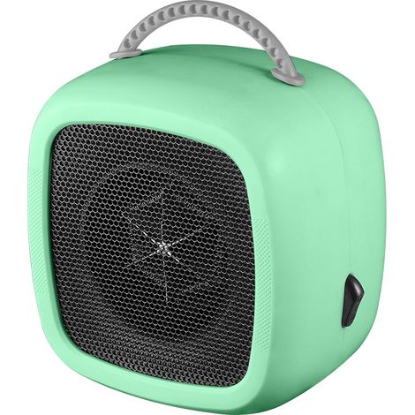 Chauffage D'appoint Economique, Radiateur Electrique Soufflant Mobile, Mini Radiateur Soufflant Portatif, Chauffage Soufflant (vert)