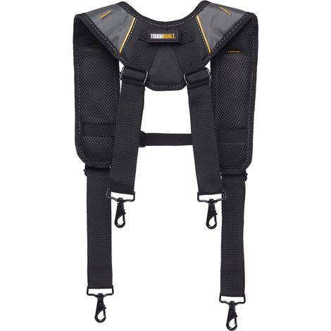 Toughbuilt – Bretelles rembourrées confortables TBCT51P – Tissu 1680D résistant – Boucles ajustables – Conception ergonomique pour réduire la fatigue (1/5)