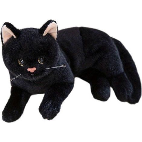 Cute simulation cat dolls, plush toys, pet car decorations, children's gifts (1/5)