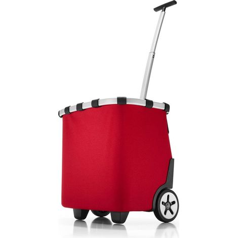reisenthel carrycruiser red - Carrello Spesa con Resistente Telaio in Alluminio, Tracolla Regolabile e Tasca Interna Rimovibile, Ruote Grandi e Tessuto Idrorepellente, 40 L (1/5)