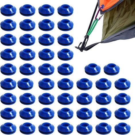 Oeillets pour Baches, 50 Pcs Oeillet pour Bache, Oeillets Plastique pour Baches, Oeillets pour Baches Plastique, pour Baches, Convient aux Tentes, Bâches de Piscine, Rideaux, Tapis de Sol (1/5)