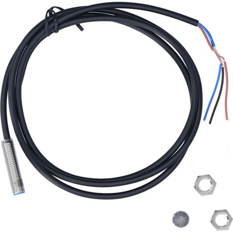 10er-Set induktiver Näherungsschalter, magnetischer Hall-Detektor-Sensor M8 NPN NO DC5–30V NJK-5001C (1/5)
