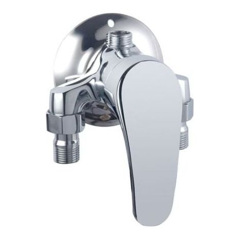 Concealed shower mixer – 150mm center distance – Chrome finish – Single lever – High-quality ceramic filter to prevent leaks (1/5)