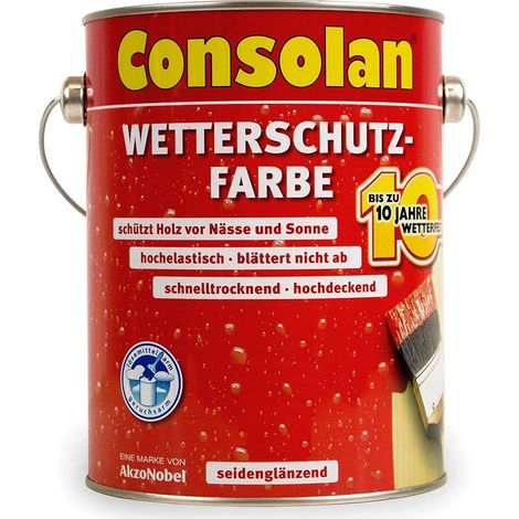 CONSOLAN Wetterschutzfarbe Anthrazit, 750ml (1/2)