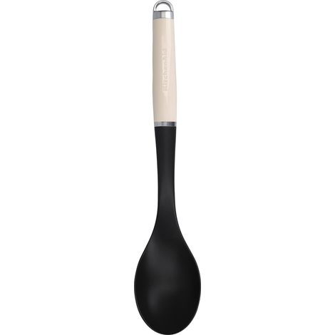 KitchenAid Cucchiaione da Cucina Antigraffio con Impugnatura - Color Crema (1/4)