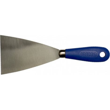 Espátula de acero inoxidable con mango plástico ergonómico de 6cm de ancho 540061 irimo