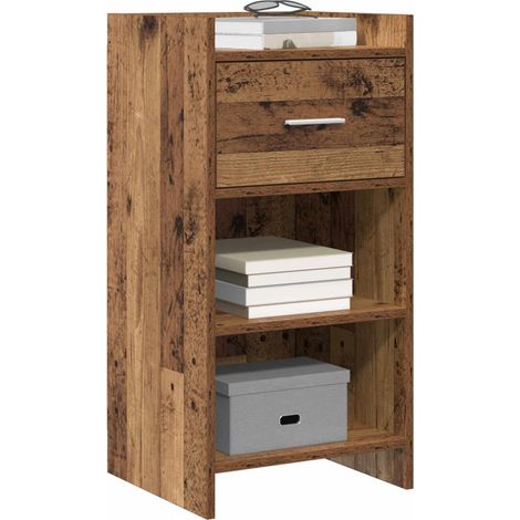 Sideboard/Anrichte/Buffet Altholz 40 x 36 x 80 cm Holzwerkstoff LXWW231888 (1/5)