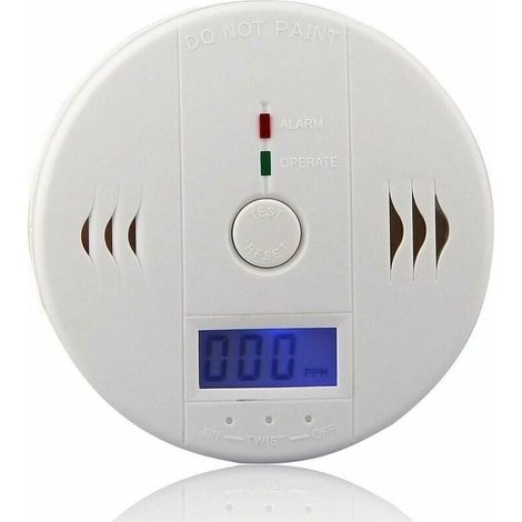 Tigrezy – Kohlenmonoxid-Detektor mit LED-Anzeige/elektronischem Sensor (1/4)