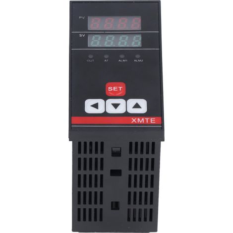 Einstellbarer intelligenter Temperaturregler SSR-Relais Digitalthermostat mit Schnallenbefestigung AC220V (1/5)