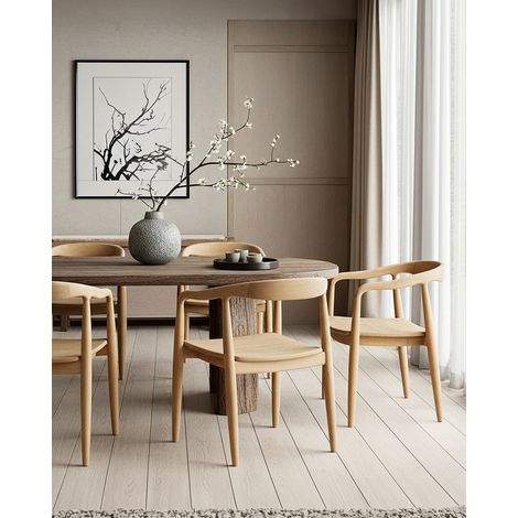 Charlie - Lot de 2 chaises scandinaves en teck massif (1/5)