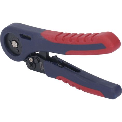 Pince à sertir les embouts, outil manuel ergonomique à cliquet auto-ajustable pour le rétreint des fils (1/5)
