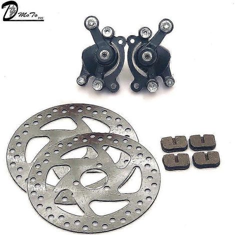 Kit d'étrier de frein à disque arrière 140 mm et disques de friction pour mini-moto tout-terrain à essence 49 cm³, scooter électrique et quad - M (1/5)