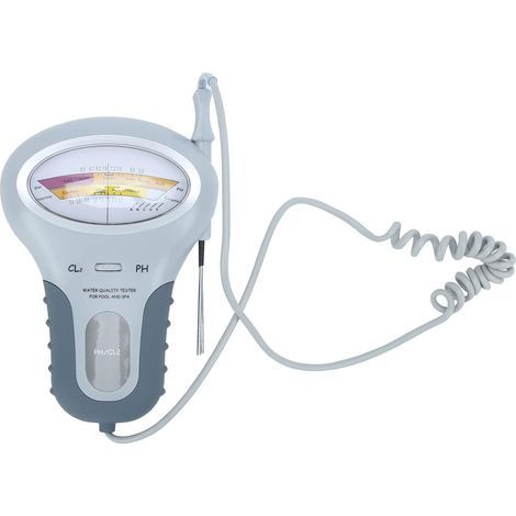 PH Testeur Chlore Testeur Numérique Testeur de Chlore de PH Multifonction pour Surveiller la Valeur de PH et le Niveau de Chlore des Piscines (1/5)