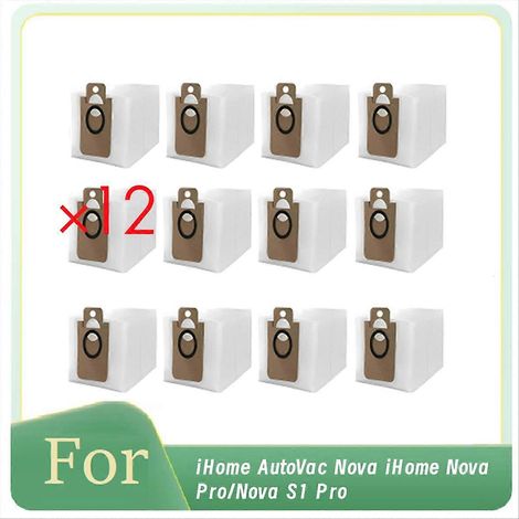 Lot de 12 pièces sac à poussière pour AutoVac Pro/S1 Pro balayeuse accessoires Enhanced nettoyage Efficiency (1/5)