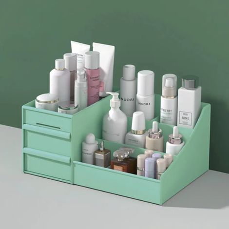 Boîte de Rangement - Maquillage - Acrylique Transparent - 4 Tiroirs - Salle de Bain et Coiffeuse - 4 Pièces (1/5)