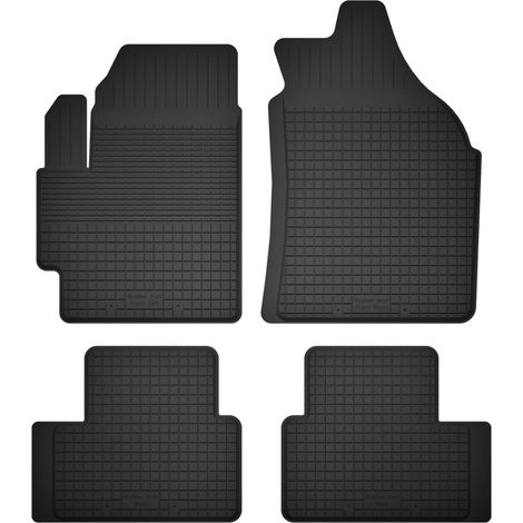 Tapis de voiture en caoutchouc, lot de 4, universels pour : Skoda e-Citigo hayon (2019-)