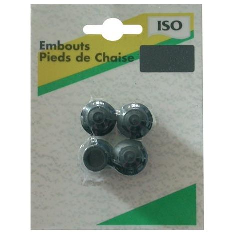 ISO - Embout patin envel.caout.noir d10 sc