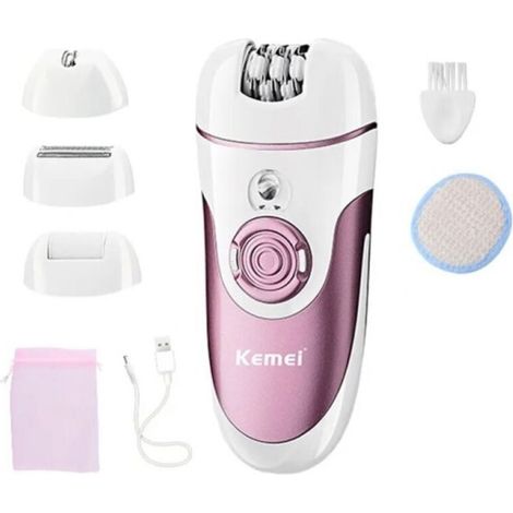 Épilateur électrique 4 en 1 pour femmes - Rechargeable et facile à utiliser - AquaForge (1/4)