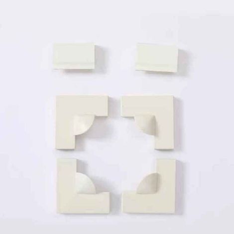 Moustiquaire Magnétique - Cadre Souple pour Fenêtre - Installation Sans Perçage - Blanc - Lot de 1