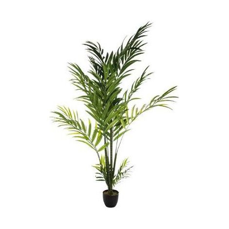 Atmosphera – Plante verte artificielle palmier areca 230 cm – Tronc texturé – Pot lesté pour stabilité – Décoration intérieure tropicale (1/4)