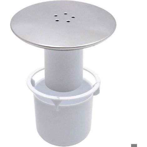 Couvercle de bonde de douche - ZOR® - 90 mm/115 mm - Finition chromée - Anti-odeurs - Compatible Viega Tempoplex (1/4)