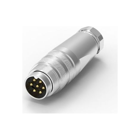 Connecteur DIN RS PRO, 7 contacts, Mâle, Montage sur câble, A souder M16 ( Prix pour 1 )