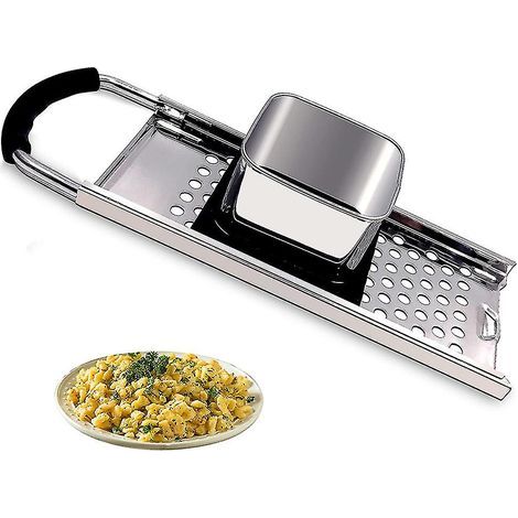 Appareil à spaetzle en acier inoxydable avec poignée ergonomique (1/5)