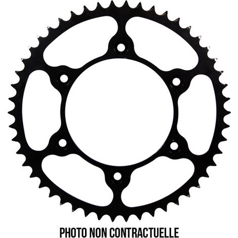 Couronne Acier TT Honda - 520 - 49 Dents - Similaire JTR288 - Made in Germany Trous Fraisés