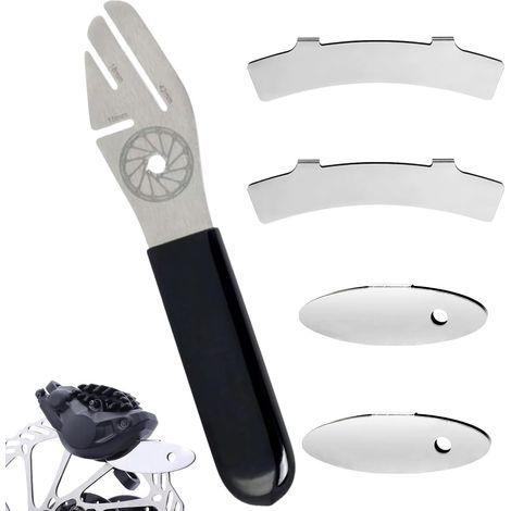 Clé Correction Disque Pour Vélo,5 pièces Outil de Redressage de Disque de Frein,Outil De Réglage Des Plaquettes De Frein à Disque,Outil De Réglage Rotor De Frein Pour Vélo,Réparation Vélo Accessoires (1/5)
