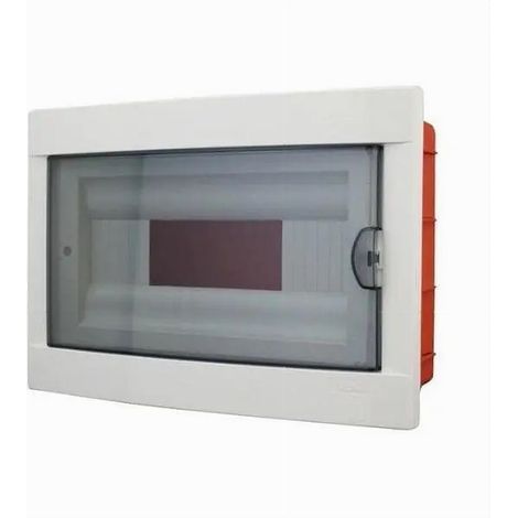Trade Shop - Cambio Empotrado Ip40 12/14 Módulos 300x200x90 Mm 24w Humo De Puerta 'fg14312 - (1/3)