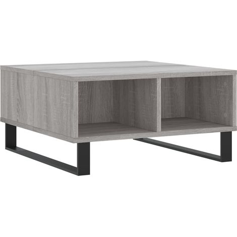 Maison Exclusive - Couchtisch Grau Sonoma 60x60x30 cm Holzwerksto