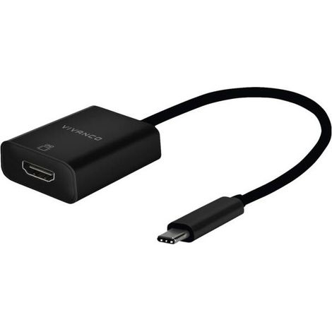 Vivanco VVITADHDMITCW cavo e adattatore video 0,15 m USB tipo-C HDMI Bianco