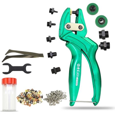 MIMOSON-Leather Belt Hole Punch Plier Turn Sewing Machine Bag Setter Tool Watchband Household Eyelet Puncher (1/5)