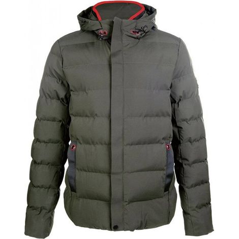 XL, Vert olive: Veste d'équitation à capuche pour homme Hamburg (1/5)