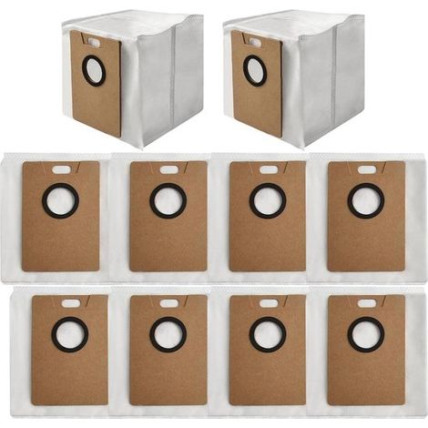 Lot de 10 sacs à poussière – Compatibles avec certains robots – 16x14x17 cm – Entretien (1/5)