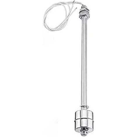 Depósito de agua de acero inoxidable con interruptor de flotador vertical y regulador de nivel (300 mm). (1/5)