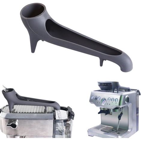 Deviatore per serbatoio dell'acqua della macchina da caffè, imbuto in silicone per iniettore d'acqua per macchine da caffè, piccolo ausilio per l'alimentazione dell'acqua delle macchine da caffè (1/5)