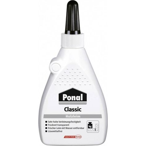 Cola para madera Ponal Classic 120g resistente al agua seca clara