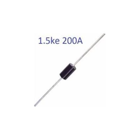 Unidirektionale Diode 1,5KW. 5,5A. DO201 1.5KE200A