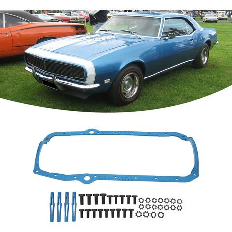 Joint de carter d'huile à âme en acier, compatible avec les moteurs Chevy SBC 350 de 1955 à 1985 (1/5)