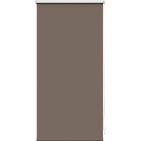 Roller Blind Blackout 44.4x100 cm Fabric Width 40 cm Coffee vidaXL