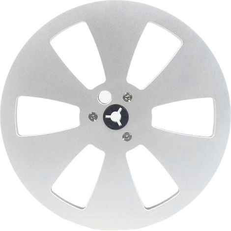 Bobine réceptrice vide 7 pouces 6 trous 1/4" à moyeu de bobine, bobines de ruban vides E (1/5)