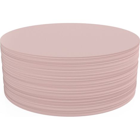 Magnetoplan Kommunikationskarte rund, Ø 190 mm, 500 Stück, rosa, D 190 mm, 500 BL 500 Stk