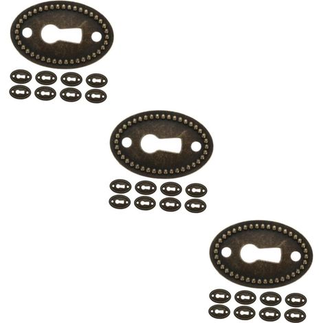 Gatuida Lot de 36 plaques recouvrement pour trous serrure, caches (1/5)