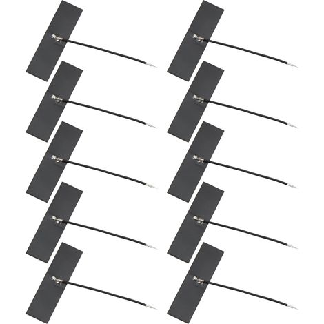 10 antennes internes flexibles de type T FPC 2,4 GHz, stabilité du signal 4 dBi, antenne souple intégrée, tête de soudage (1/5)