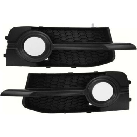 Rejilla embellecedora para faros antiniebla delanteros Audi A1 8X/8XA 2010-2014 - Par (2 piezas) con código OEM 8X0807681B/2B